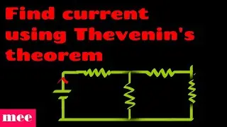 Find current using Thevenin's theorem