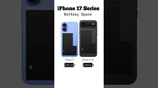 Upcoming iPhone 17 Series Battery Space | #iphone17 #shorts
