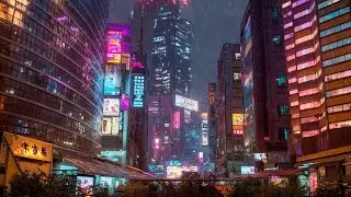 Rainy Neo Tokyo Shinagawa / 雨のネオ東京品川