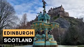 Edinburgh - City Centre & Old Town - Scotland Walking Tour | 4K | 60FPS