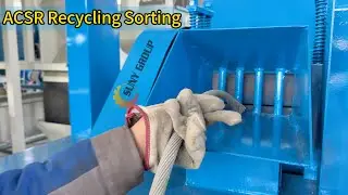 Heavy Duty ACSR Cable Recycling Line | Cutting and Separation Process