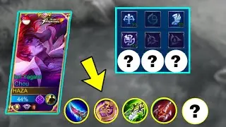 CHOU FULL DAMAGE NEW META BUILD AND EMBLEM SET 2021 | Mobile Legends