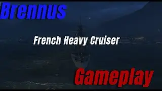 Fun Brennus Gameplay | French Tier X Cruiser | World of Warships