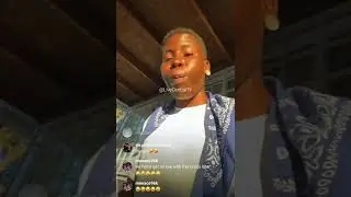 Pimp Pimp p checks his homie on iglive 😆