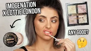 TESTING IMOGENATION X LOTTIE LONDON MAKEUP! FIRST IMPRESSIONS + REVIEW