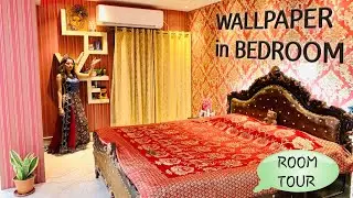 Wallpaper for bedroom || Bedroom wallpaper idea || 8017693501📲 Rishav Traders || bedroom interior