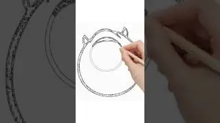 One Eye Monster - Easy Drawing - Drawing Drawing