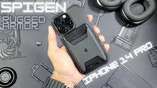 iPhone 14 Pro Space Black Spigen Rugged Armor Case Review & Spigen Rugged Armor Magfit Wallet Review