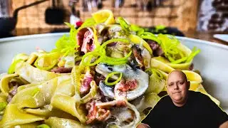 Leckere Nudeln mit Schinken Sahne Soße | Rezeptvideo by Bernd Zehner