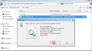How do I remove SecurityHelper.dll trojan/virus (Removal step by step gudie)