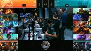 P1 vs IMT Game 3 Highlights - PHOENIX1 vs IMMORTALS NA LCS Week 9 Summer 2016