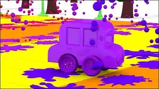 Escape the PURPLE RAIN! - Cartoon Cars - Cartoons for Kids