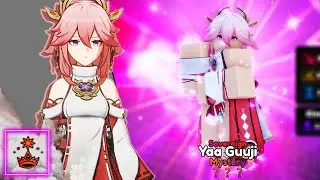 Roblox Anime Power Defense - Max Tier Sovereign Yae Miko Showcase Yaa Guuji
