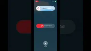 Long press lock & volume down button🫣  #iphone  #iphonetips #call911 #sos