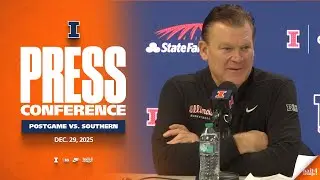 Illinois Men's Basketball | Postgame Press Conference vs. Southern 12/29/25