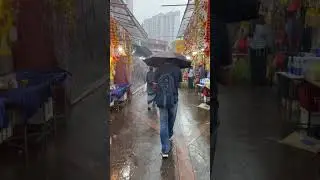 A Rainy day in Little India,Singapore | Thaipusam festival #rain #singapore #littleindia #trending