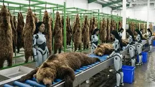 Inside the Robotic Bear Factory : How Robots Make $80,000 Fur Coats &ndash; Full Process