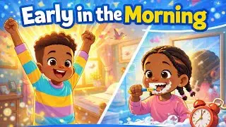Early in the Morning 🌅 Kids Christian Morning Routine Song | Prayer & Hygiene Song for Children