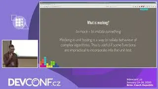 Unit testing and mocking with cmocka - DevConf.CZ 2020
