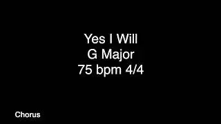 Yes I Will - G (Click)