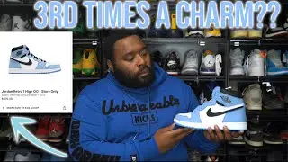 ANOTHER CHANCE AT BUYING AIR JORDAN 1 UNIVERSITY BLUE FOR RETAIL ON FLX APP! 3rd TIMES A CHARM!