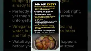 Most People Ruin Potatoes At The First Step