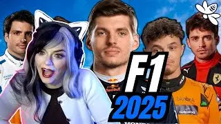 Reacting to The 2025 F1 Season in 21 Minutes | Rick'sF1Addiction | Girl React