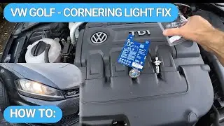 Как исправить ошибку поворотных огней (AFS) на VW Golf Mk7 &mdash; плюс бонусный ремонт!