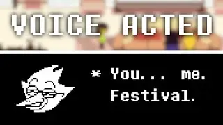 Berdly asks Kris to the festival [Voice Acted] - Deltarune Chapter 4