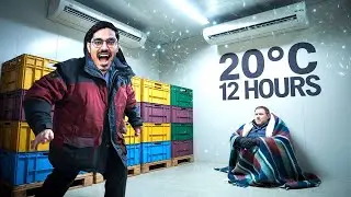 Living 12 Hours in Freezing Cold Room Challenge   अंटार्कटिका जैसा ठंडा   Will I Survive