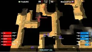 Fnatic vs  MoscowFive @ dust2