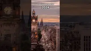 The future of Edinburgh from 2024 to 2400 | viral girl |#anabiya22 #youtubeshorts #shorts #edinburgh