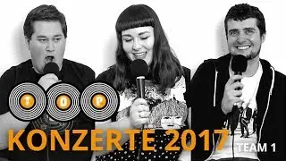 TOP 3: Die Konzerte des Jahres 2017 von Lisa, Sean & Torge