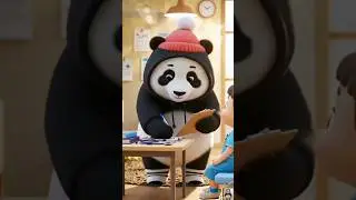doctor cartoon|panda|cartoon|#kidscartoon|#shorts#kidsentertainment