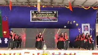 Girls Dance on Golden Jubilee Inauguration | St Thomas School Mainpuri #dance #school #video
