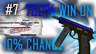 CSGO- (5$)- 10% CHANCE OF 700% PROFIT?! - HIGH PROFIT TRADE UP 2017 #7