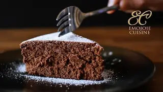 Flourless Chocolate Cake Gluten Free | 4 ingredients recipe