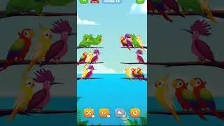 Bird sort puzzle game#gaming #viral #video #birds#birdflying