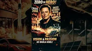 &ldquo;2008 Crisis Ka Ek Decision&hellip; Aur 2023 Ka Richest 😮&zwj;🔥&rdquo;#elonmusk #viral #shorts #ytshorts