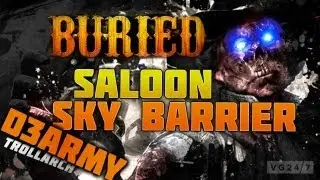Black Ops 2 Zombie Glitches: Buried SKY Barrier Troll/Pile-up GLITCH [SUPER EASY]