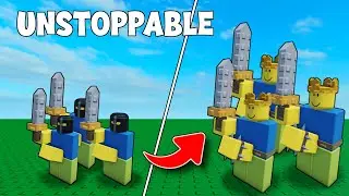 Making the BEST army in Roblox Make an Army