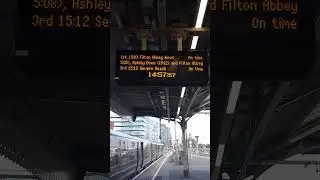 Display showing trains to Ashley Down on day one #train #trainstation #railwaystation