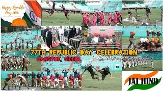 77th Republic Day State Level Celebration 2026 in Gangtok, Sikkim| Jai Hind| Border 2 Fever| #india 