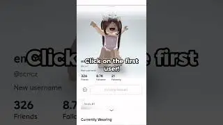 How to get free Roblox hair! (easy) ✅ #roblox #shorts #robloxshorts