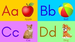 ABC learning for Kids | A for Apple | Children's learning alphabets | Cartoon 