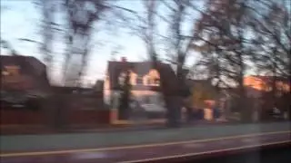 Koluszki-Radziwiłłów, widok z okna pociągu IC Odra. 12.11.2016.