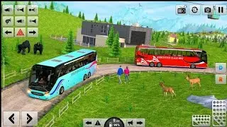 BUS SIMULATOR INDONESIA || Bus Driving City euroCoach bus Simulator-Android Gameplay Bus 2024