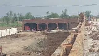 Essa Khel control shed. Upper story work started tehsil Shahpur, village Jalpana District Sargodha