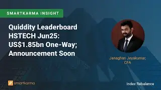 Quiddity Leaderboard HSTECH Jun25: US$1.85bn One-Way; Announcement Soon