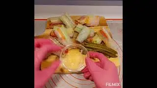 Spring Roll Salad & Rice Paper Chips👍😋وريقات الارز مقليين مثل التشيبس وايضا نعملوه سلاظ باردة